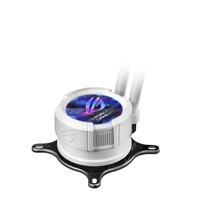 ASUS ROG Strix LC III 360 ARGB LCD CPU Liquid Cooling, 360mm Radiator, 3x ROG STRIX AF-12S ARGB 120mm Fans White - Image 3
