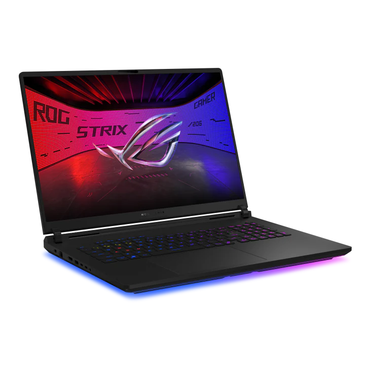 ASUS ROG Strix SCAR 18 IntelĀ® Core⢠Ultra 9 275HX , NVIDIA GeForce RTX⢠5090 GPU 24GB GDDR7, 64GB DDR5, 4TB PCIeĀ® 4.0 NVMeā¢, 18" 2.5K 240Hz Mini LED ROG - Off Black - Image 4