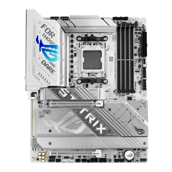 ASUS ROG STRIX X870-A GAMING WIFI ATX Motherboard, AMD X870 Chipset, 4x DIMM DDR5 White - Image 2