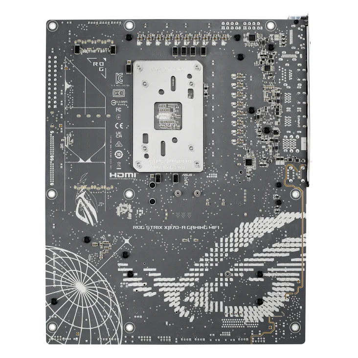 ASUS ROG STRIX X870-A GAMING WIFI ATX Motherboard, AMD X870 Chipset, 4x DIMM DDR5 White - Image 3