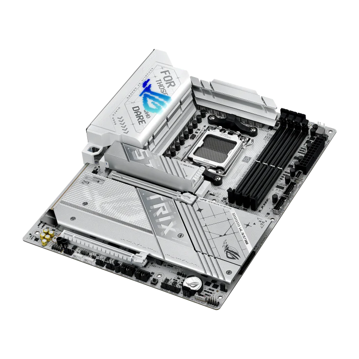 ASUS ROG STRIX X870-A GAMING WIFI ATX Motherboard, AMD X870 Chipset, 4x DIMM DDR5 White - Image 6