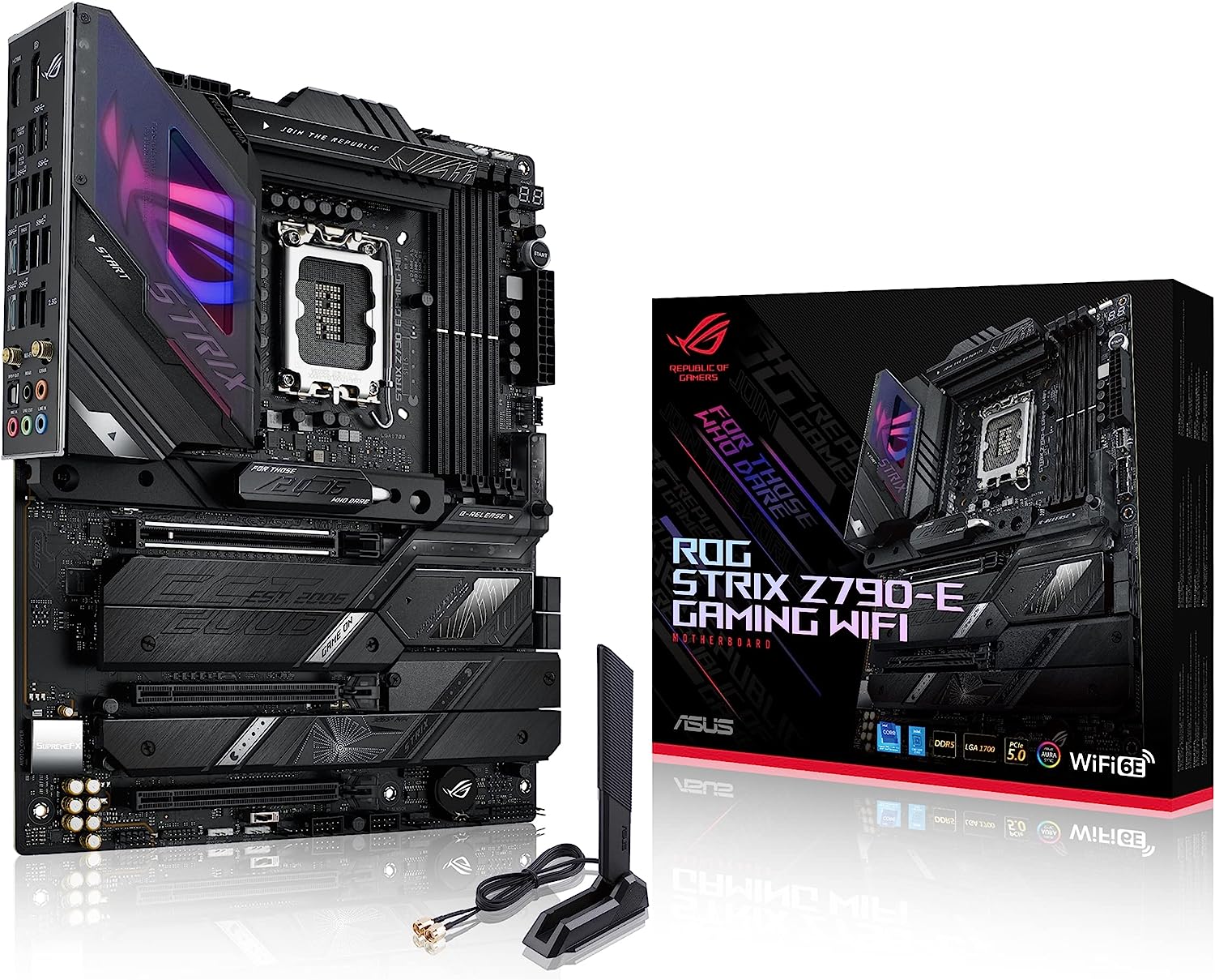 ASUS ROG Strix Z790-E Gaming WiFi DDR5 LGA 1700(Intel 14th,13th&12th Gen) ATX motherboard