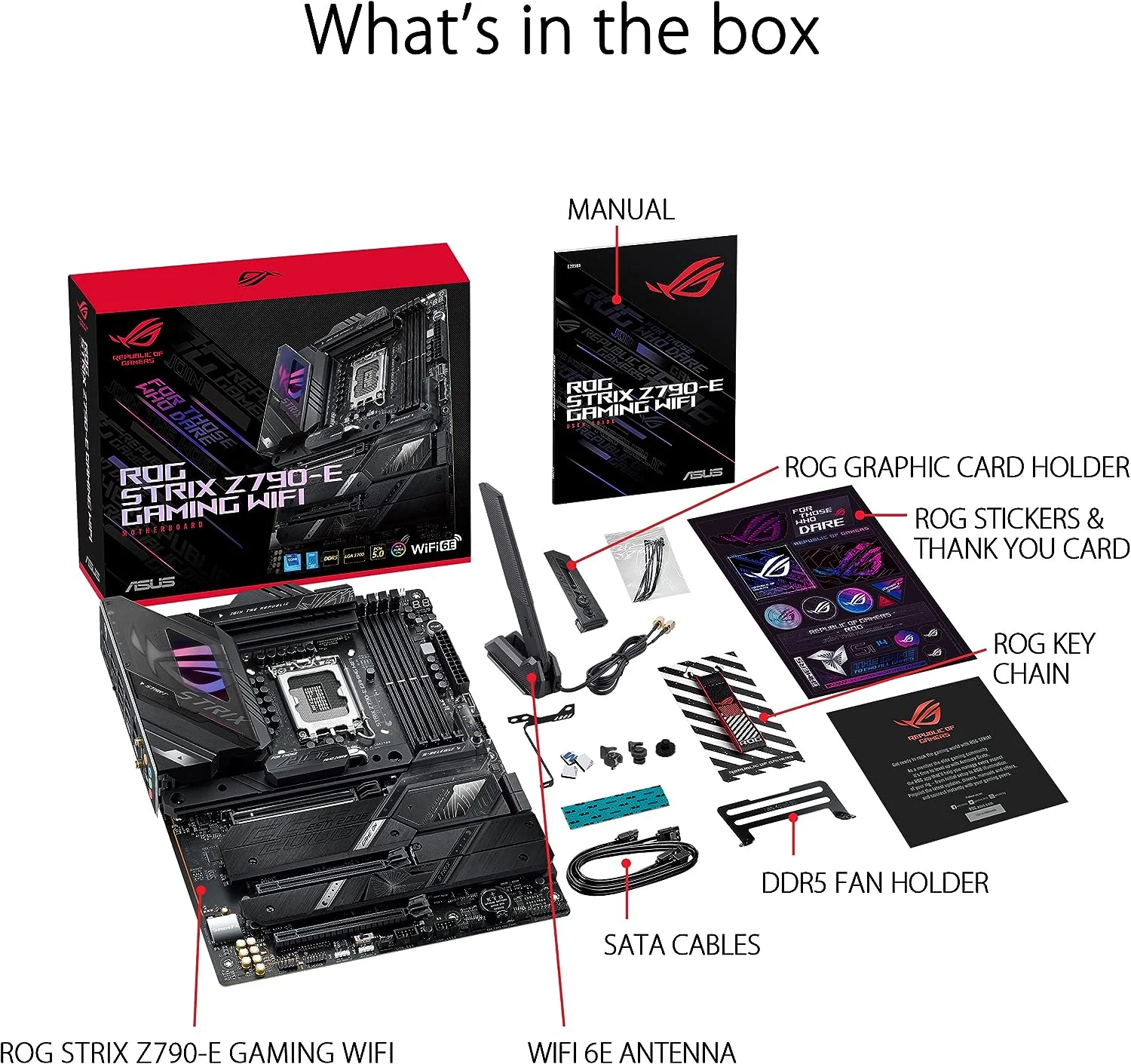 ASUS ROG Strix Z790-E Gaming WiFi DDR5 LGA 1700(Intel 14th,13th&12th Gen) ATX motherboard - Image 6