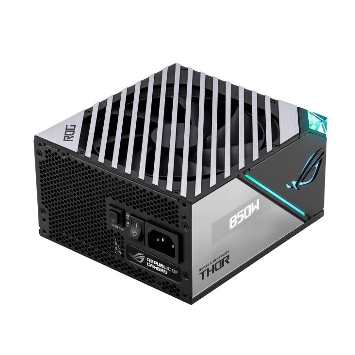 ASUS ROG THOR 850W Platinum II Fully Modular Power Supply, 80 Plus Platinum OLED Display - Image 2