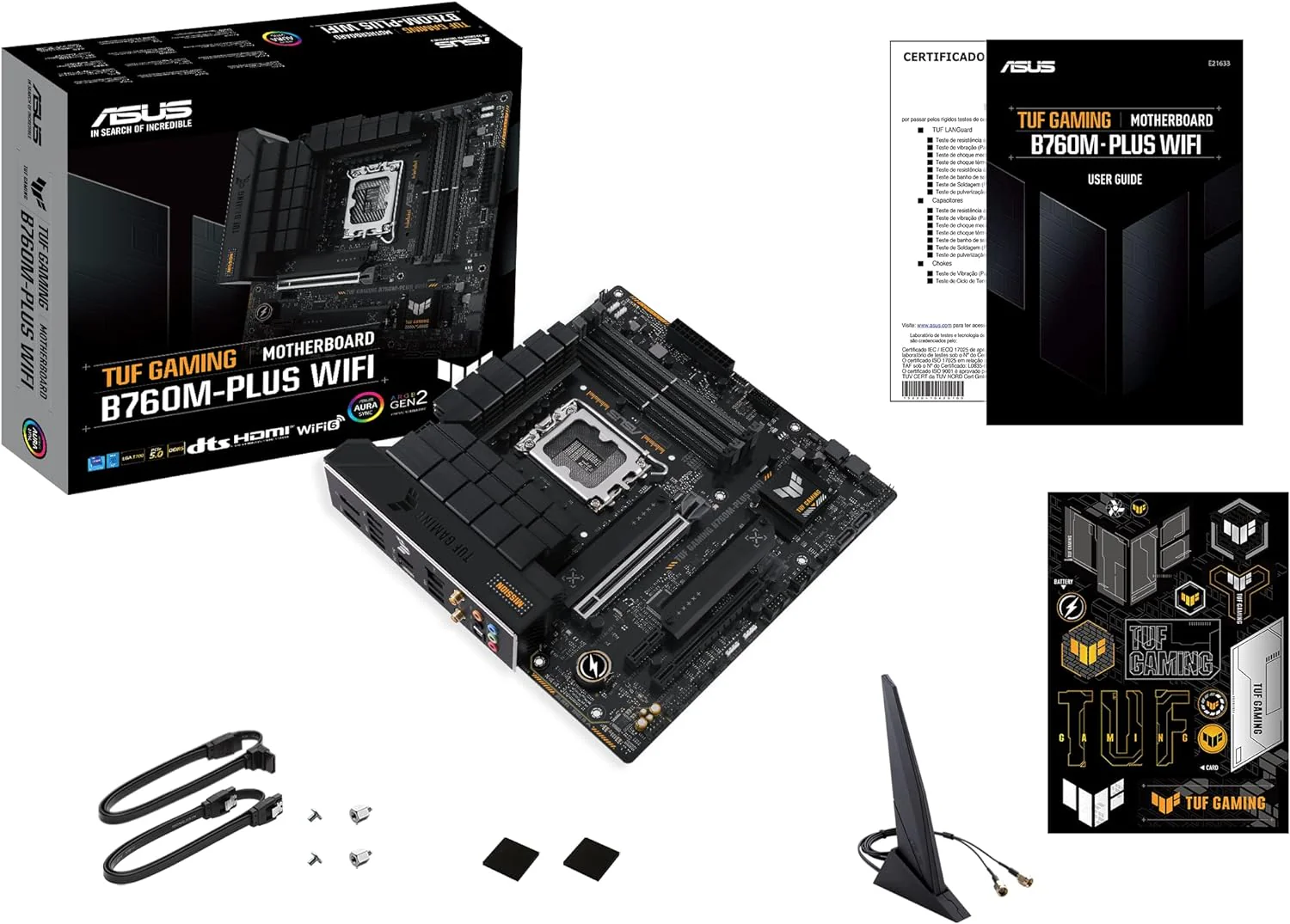ASUS TUF B760M-PLUS WIFI DDR5 LGA 1700 mATX Motherboard - Image 5