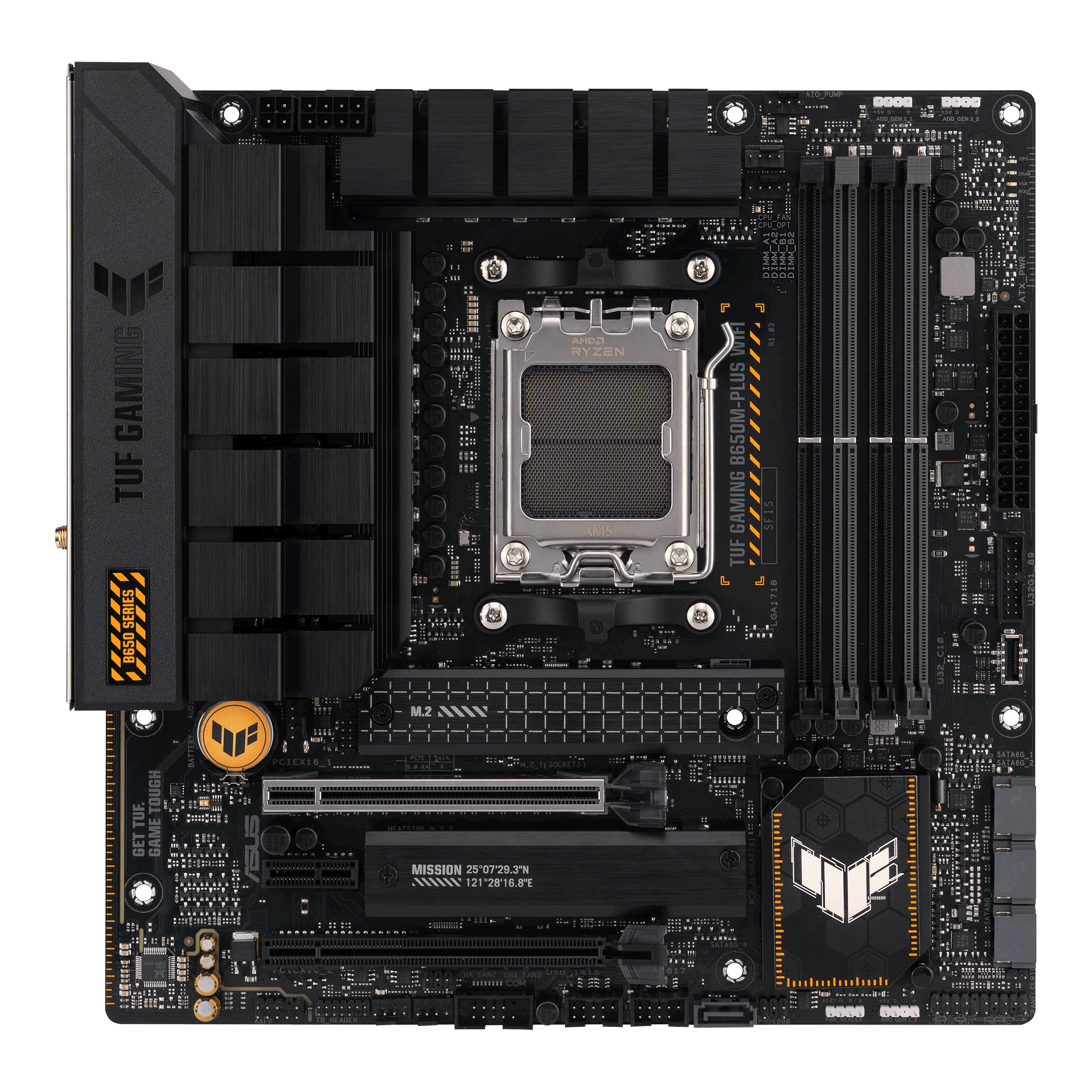 ASUS TUF GAMING B650M-PLUS WIFI AMD Ryzen AM5 DDR5 Motherboard - Image 2
