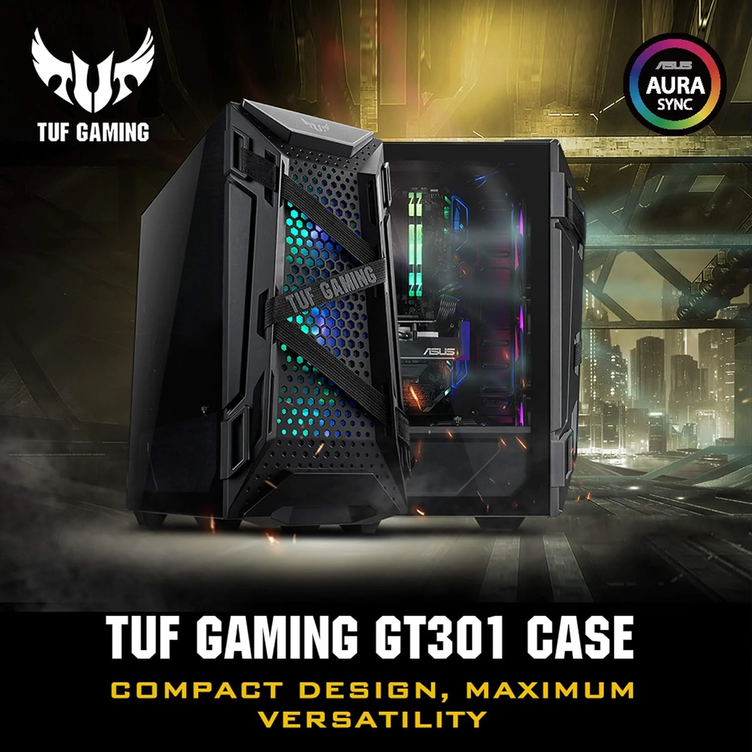ASUS TUF Gaming GT301 ATX mid-tower tempered glass GAMING CASE - Image 5