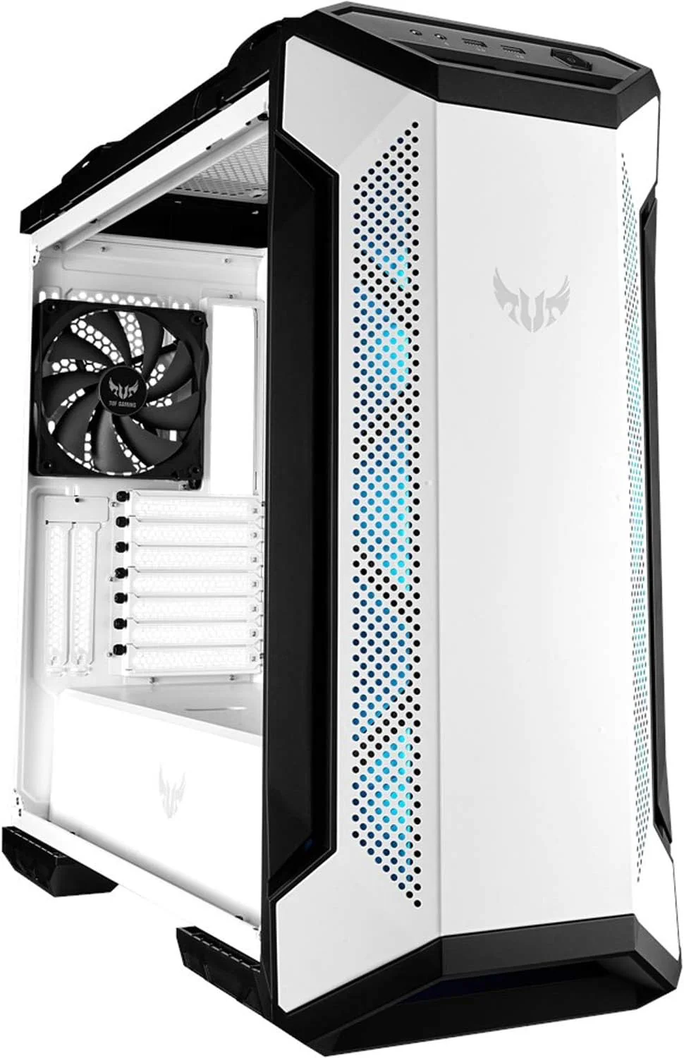 ASUS TUF Gaming GT501 White Edition EATX , tempered-glass side panel RGB GAMING CASE - Image 5