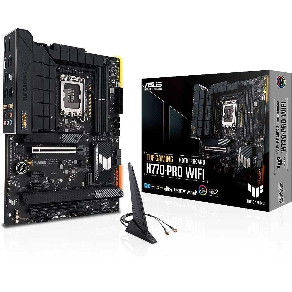 Asus TUF Gaming H770-Pro Wi-Fi Intel 13th 12th Series, LGA 1700/DDR5 Gaming Motherboard