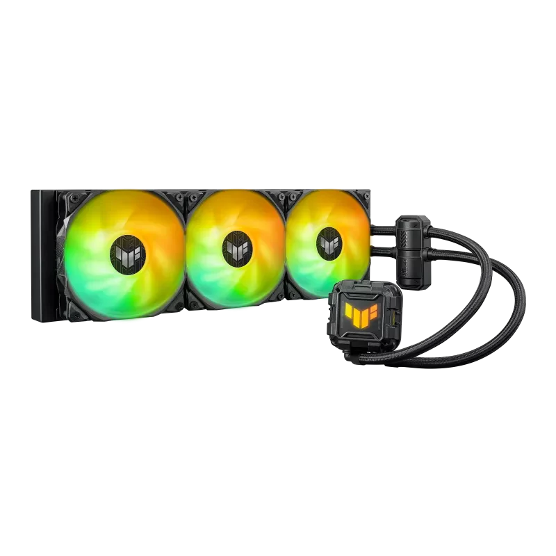 ASUS TUF Gaming LC II 360 ARGB Liquid Cooler With Aura Sync, 360MM Radiator, 3*120MM TUF ARGB Fans Black - Image 2