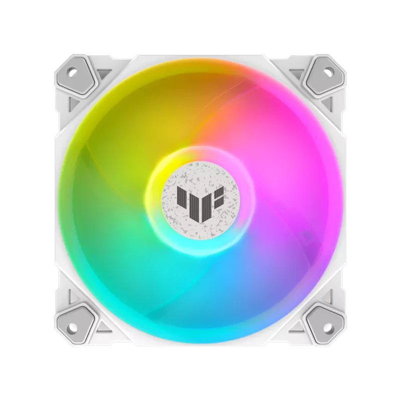 ASUS TUF Gaming TF120 ARGB Case Fan, Aura Sync Compatibility, 12cm 3in1 Fan White - Image 2