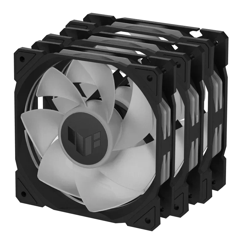 ASUS TUF Gaming TR120 ARGB Reverse Blade Fan, 120mm 3in1 Fan Black - Image 2