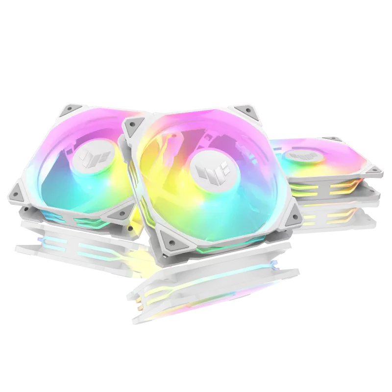 ASUS TUF Gaming TR120 ARGB Reverse Blade Fan. 120mm 3in1 Fan White