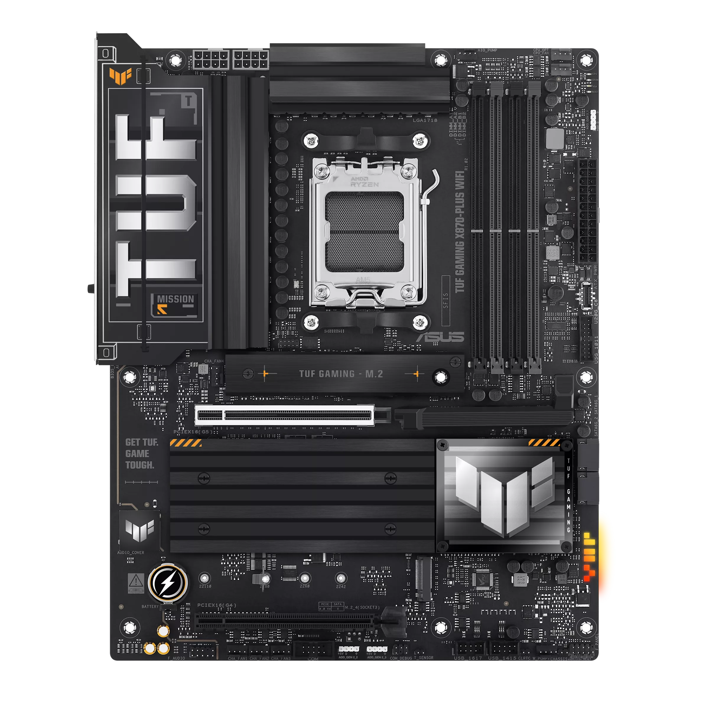 ASUS TUF Gaming X870-Plus WIFI 7 AMD X870 AM5 ATX 4x M.2 Slots DDR5