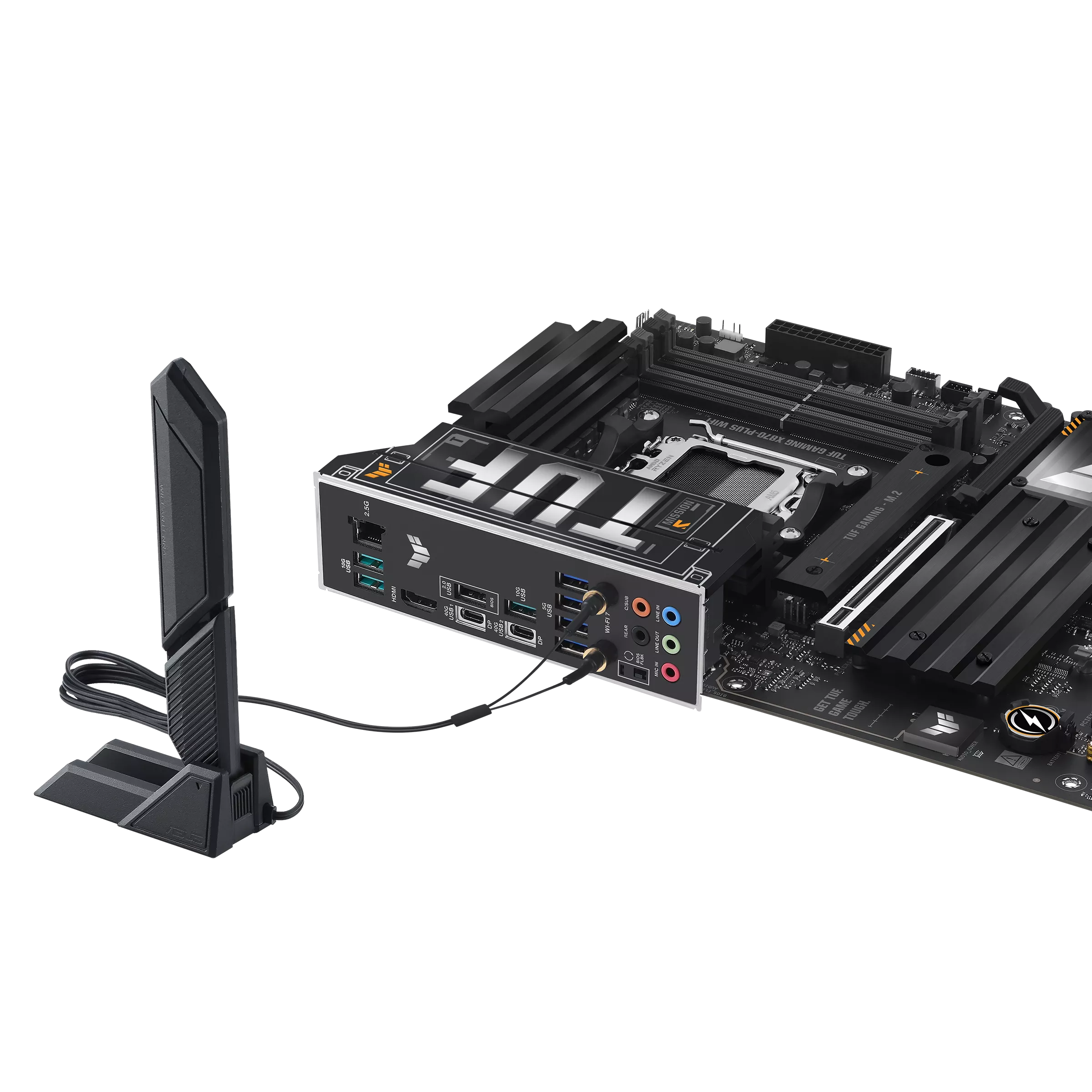 ASUS TUF Gaming X870-Plus WIFI 7 AMD X870 AM5 ATX 4x M.2 Slots DDR5 - Image 4