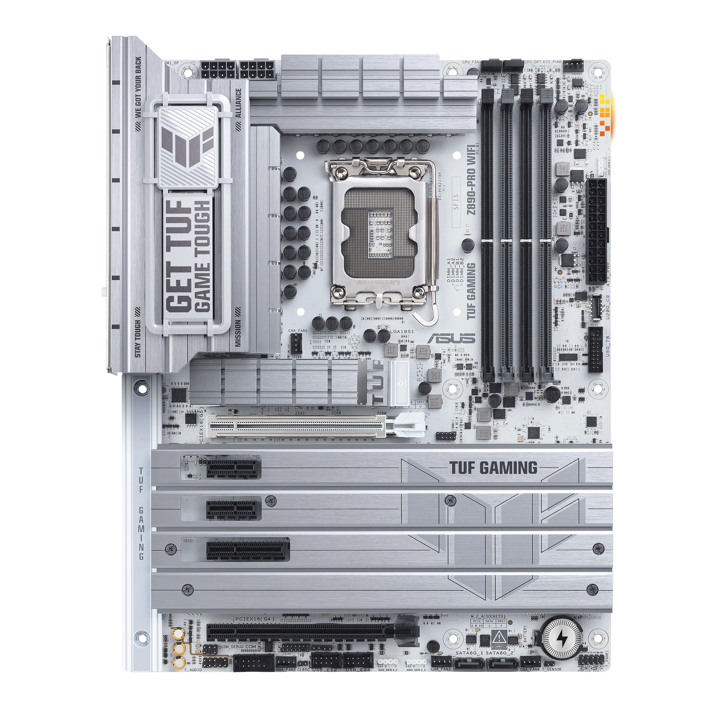 ASUS TUF Gaming Z890-PRO WiFi LGA 1851 ATX, Intel Core Ultra Series 2 Ready Advanced AI PC-Ready Gaming Motherboard - Image 2