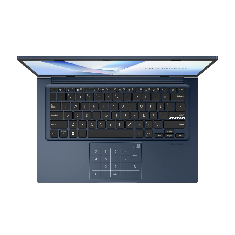 ASUS Vivobook 14 Intel Core™ i7-1355U 10-Cores Processor 8GB DDR4 (Customized) 14" FHD IPS 250nits Display Wi-Fi 6E Bluetooth 5.3 - Quiet Blue - Image 2
