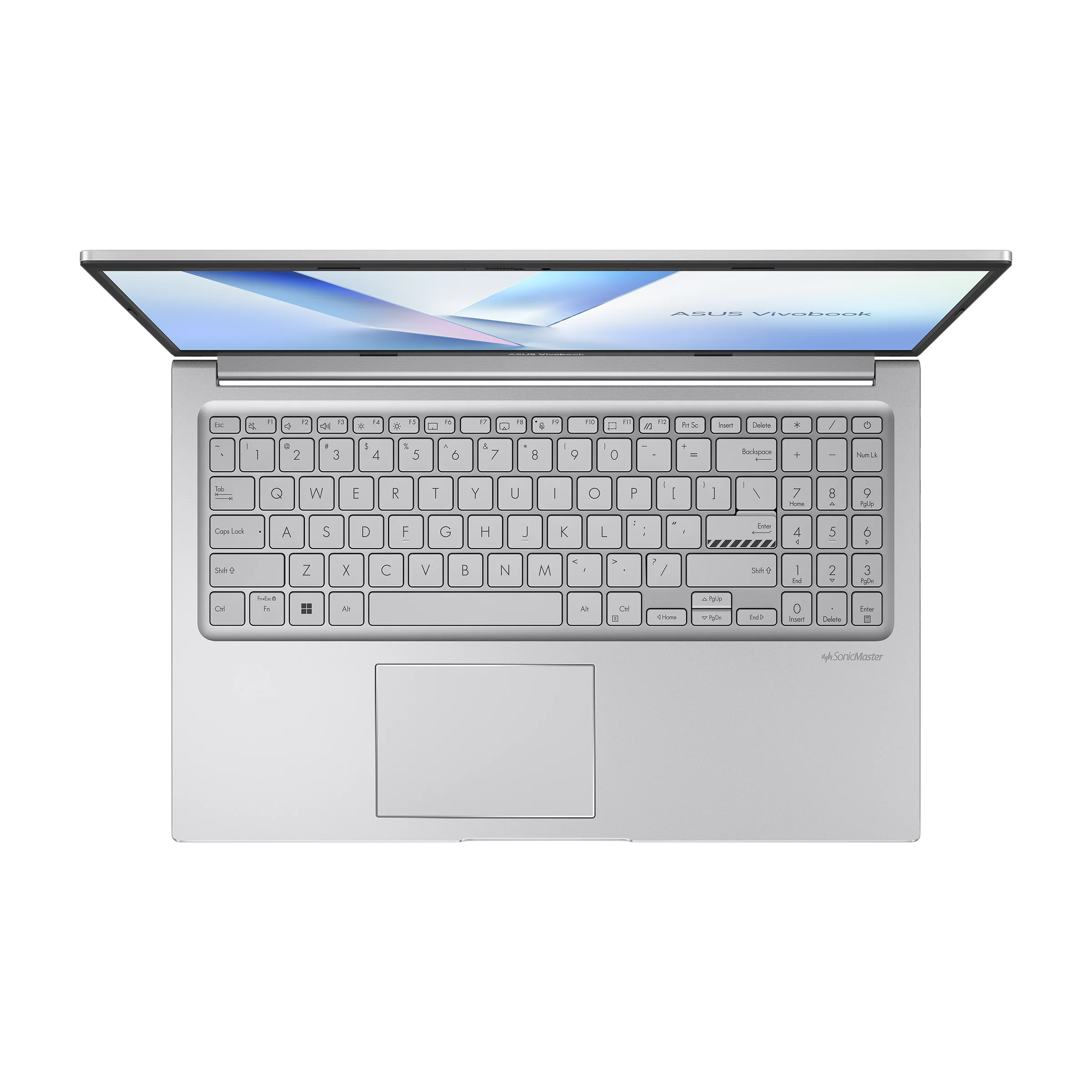 ASUS Vivobook 15 (X1504VA) Intel Core 7 150U Processor 8GB DDR4 (Customized) 512GB SSD WiFi 6  - Cool Silver - Image 2