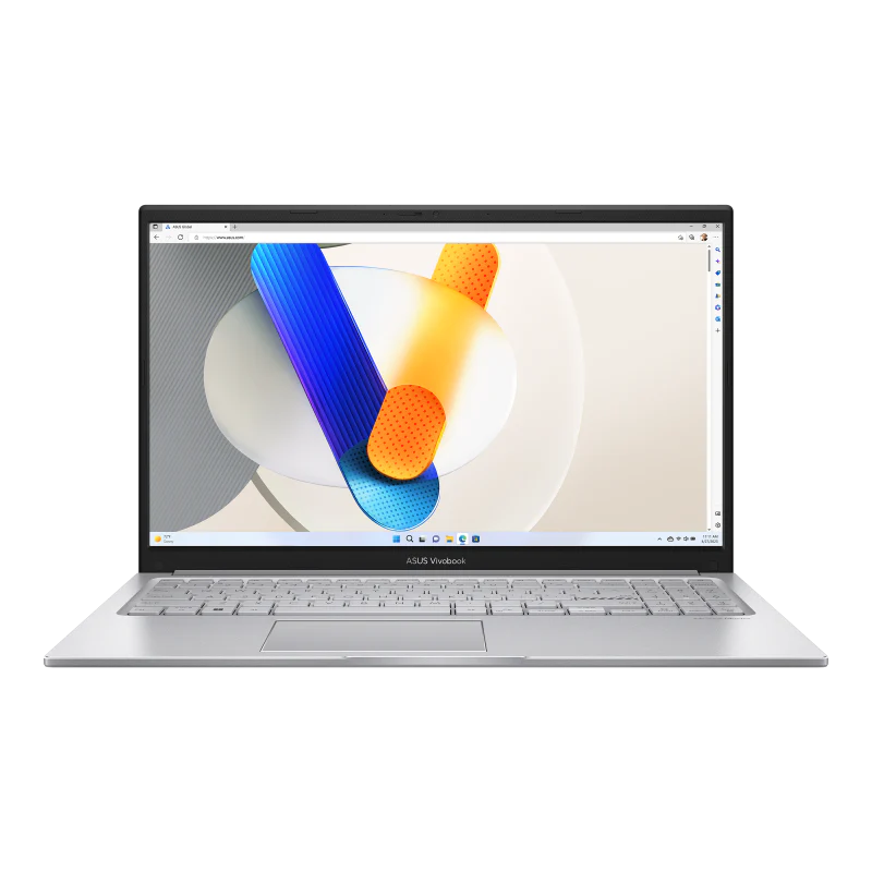 ASUS Vivobook 15 (X1504VA) Intel Core i5-1334U Processor 8GB DDR4 (Customized) 512GB SSD 15.6-inch FHD 180 Hinge  13th Generation - Cool Silver