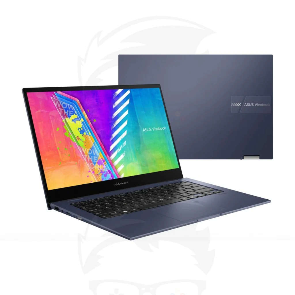 Asus Vivobook Flip 14 TP1401KA N4500 Aluminum QUIET BLUE Touch LAPTOP - Image 3