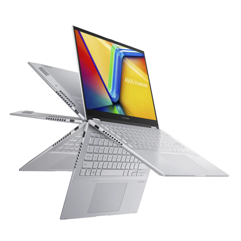 ASUS Vivobook S 14 Flip Core™ i5-1335U - Ram 16GB DDR4-Storage SSD 512GB -Graphic Intel Iris Xᵉ- Screen Touch  14" WUXGA  FHD+ Touch- Stylus ASUS Pen  Cool Silver - Image 7