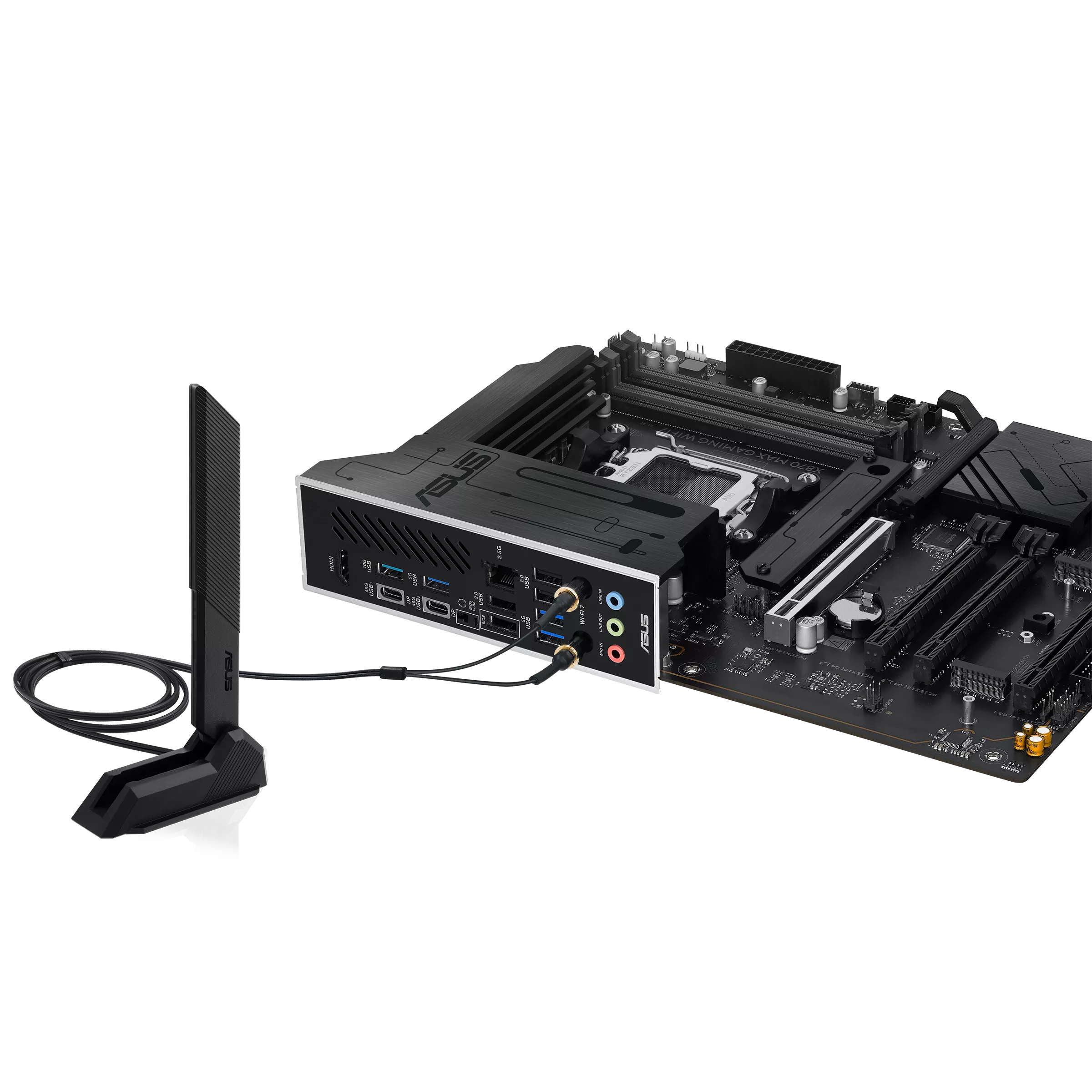ASUS X870 MAX GAMING WIFI 7 AM5 ATX Motherboard, AMD X870 Chipset - Image 3