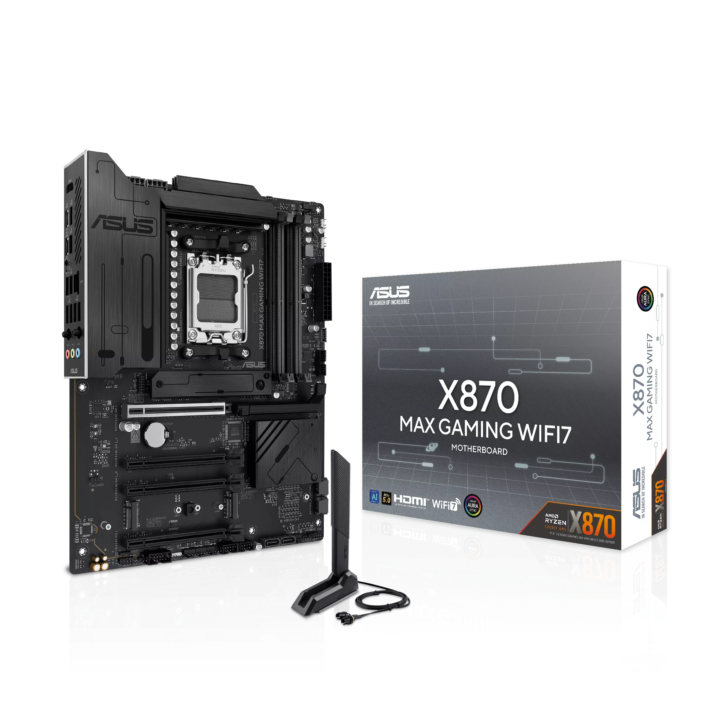 ASUS X870 MAX GAMING WIFI 7 AM5 ATX Motherboard, AMD X870 Chipset - Image 4