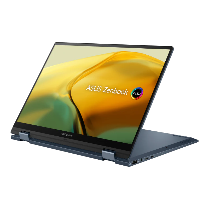 ASUS Zenbook 14 Flip OLED Intel Core i7-1360P Intel Evo™ Platform 14.0" Touch 2.8K OLED 550nits HDR SGS Eye Care Display Stylus & Sleeve - Ponder Blue - Image 8