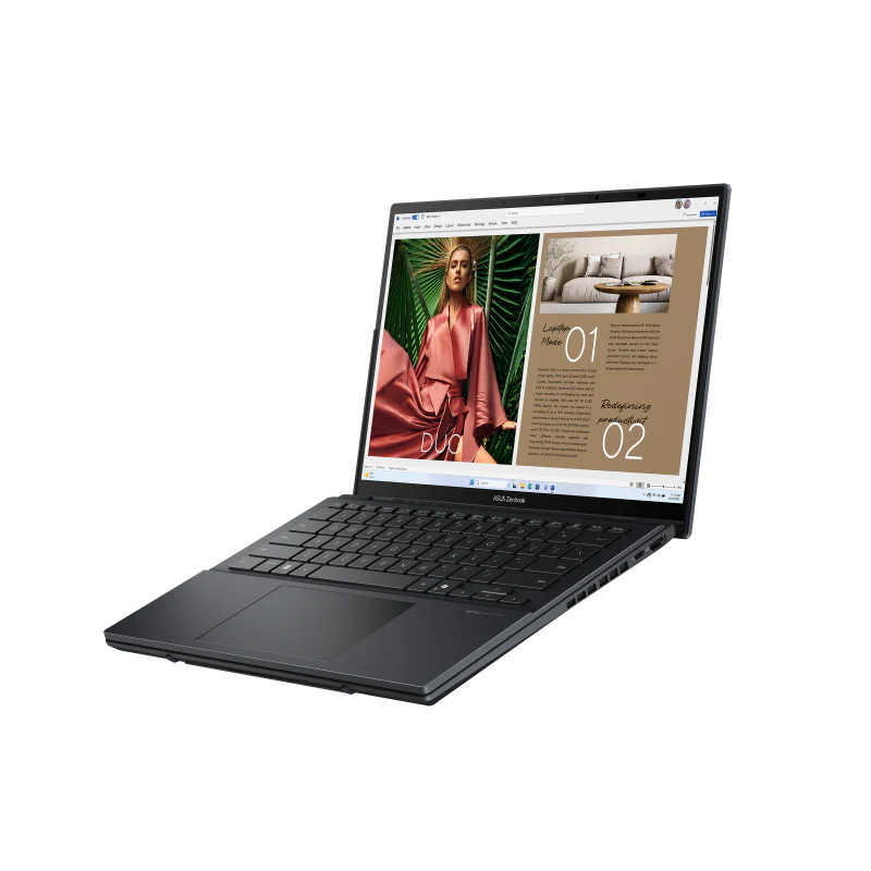 ASUS Zenbook Duo OLED Intel Core Ultra 9 Processor 285H  32GB DDR5X 2TB SSD 14.0-inch Double Screen 3K OLED Backpack Sleeve & ASUS Pen 4 MODE STYLE  Win 11 Home - Image 8