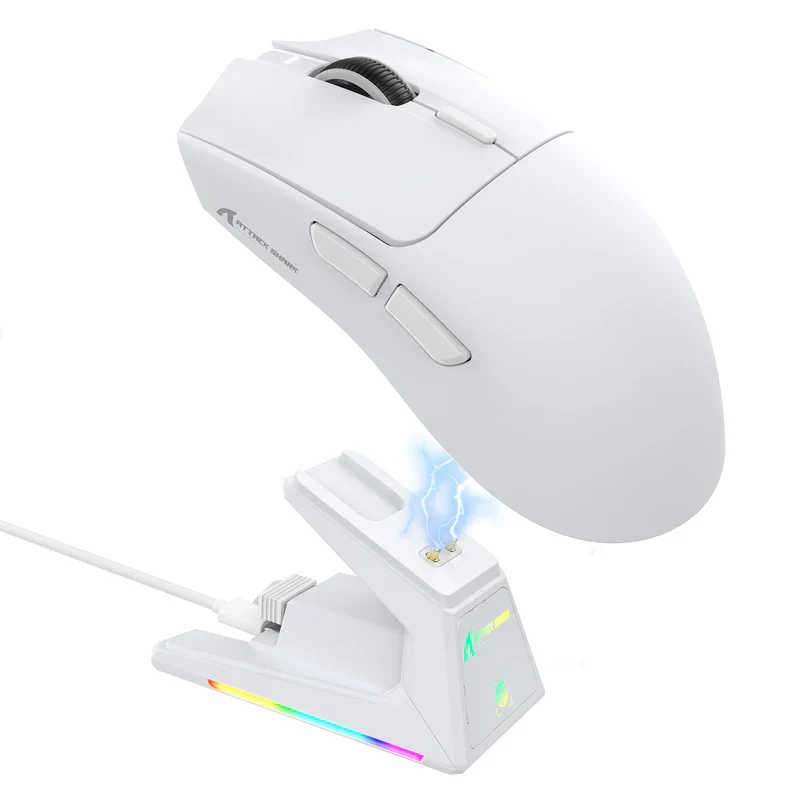 ATTACK SHARK X1 PAW-3395 Wireless Gaming Mouse - Black