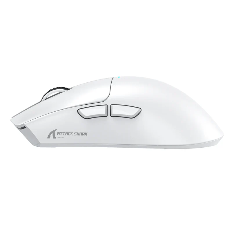 ATTACK SHARK X11 BK3633 Three Modes Wireless Gaming Mouse - White - Image 6