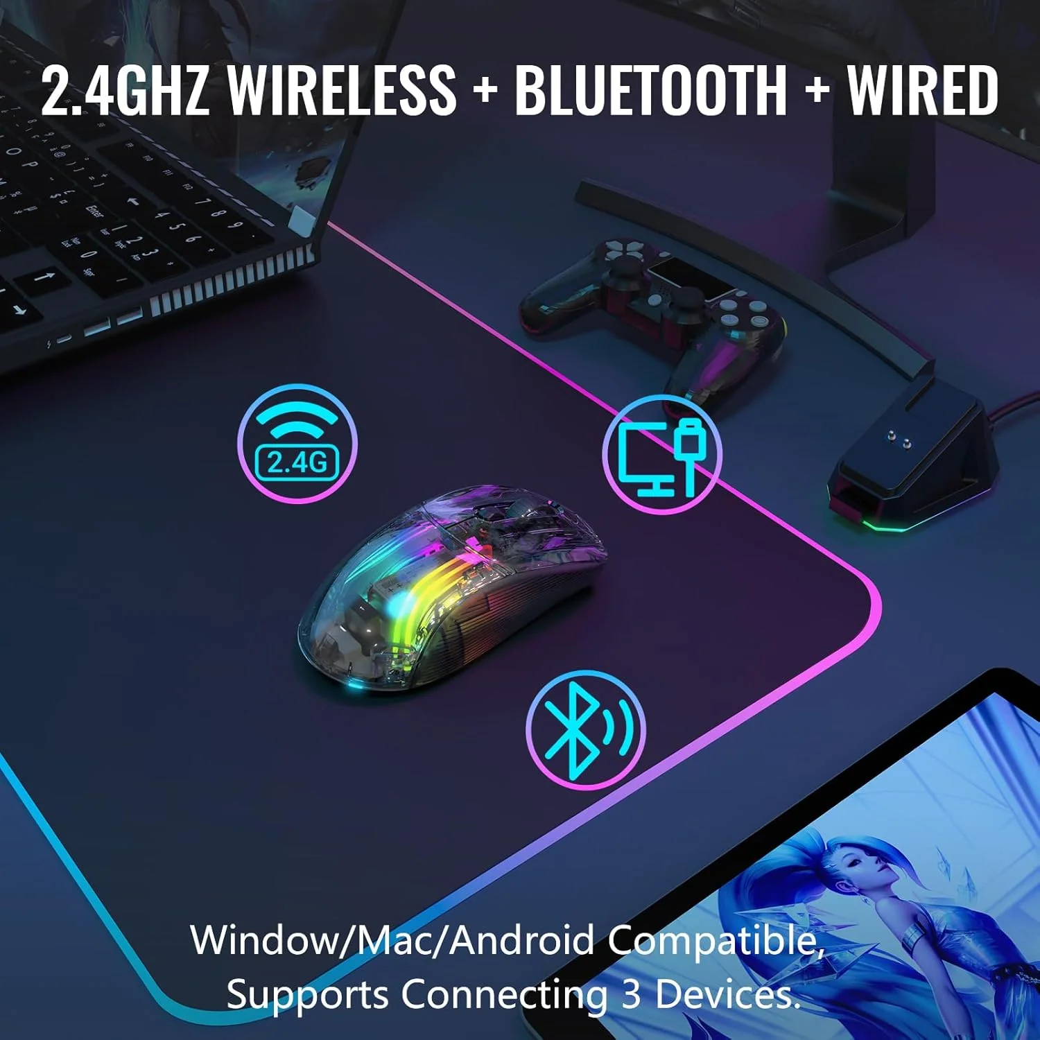 Attack Shark X2 PRO Wireless Gaming Mouse - Image 5