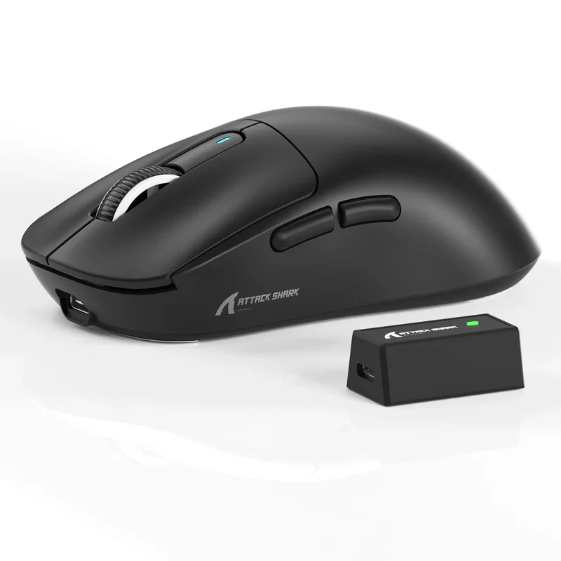 Attack Shark X3 PRO PAW-3395 Wireless Gaming Mouse - Black - Image 2