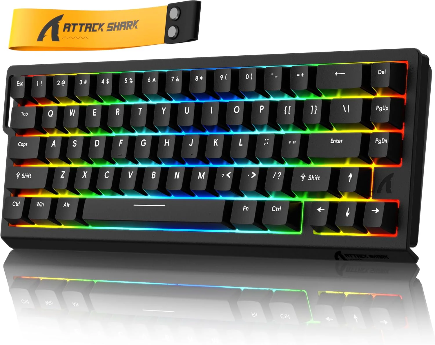 ATTACK SHARK X68 HE  MAGNITC SWITCH KEYBORAD BLACK - Image 2