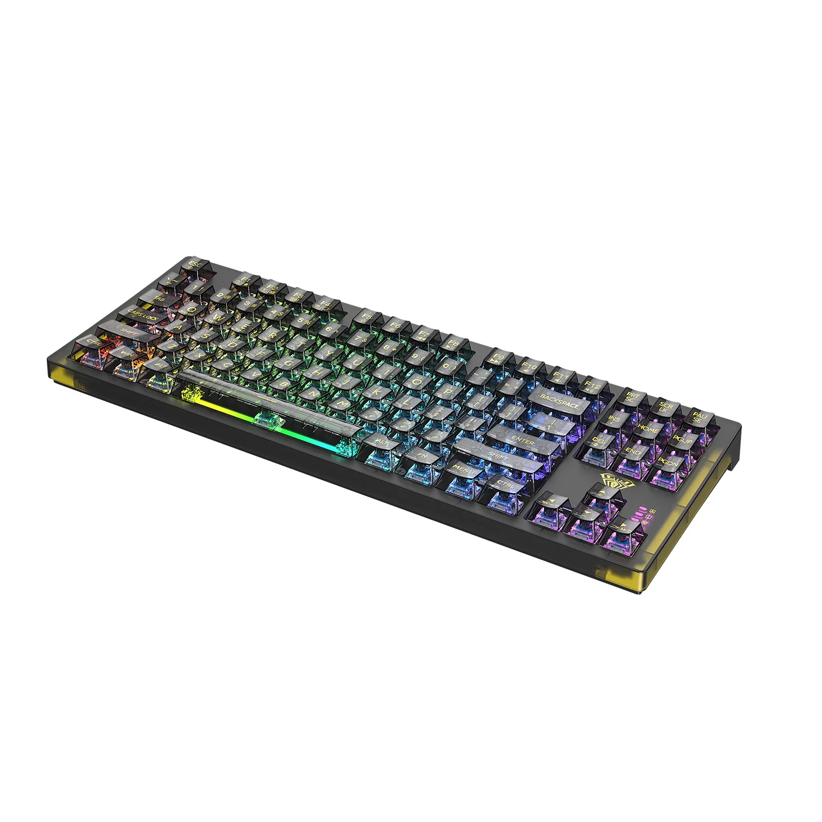 Aula F2183 White Transparent Mechanical Keyboard - Image 2