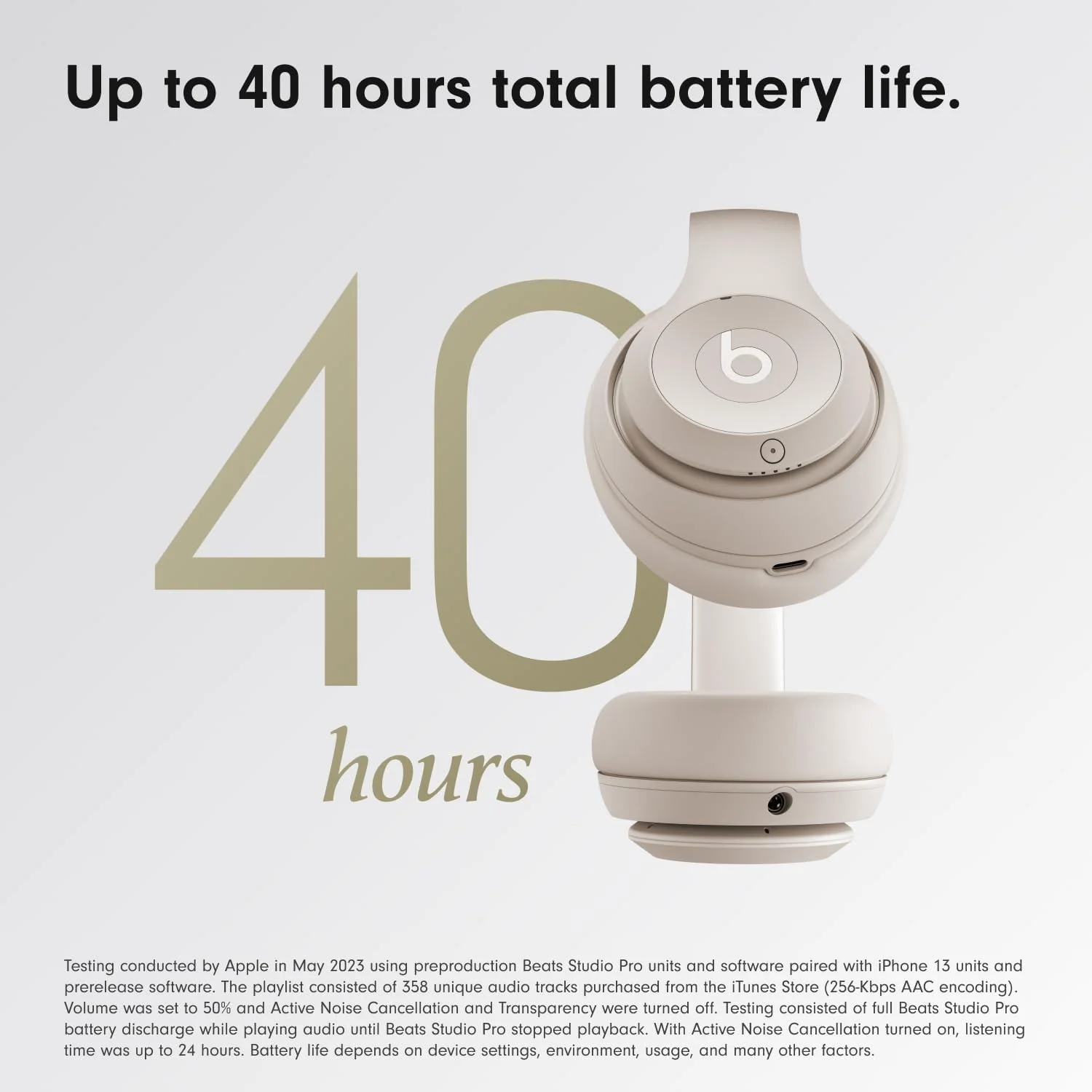 Beats Studio Pro Wireless Noise Cancelling Over-the-Ear Headphones - Image 5