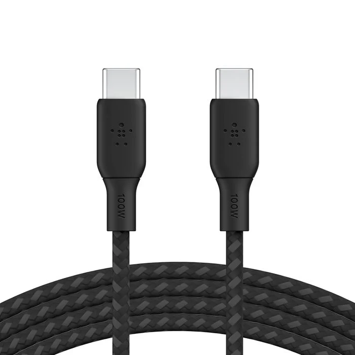 Belkin 100W Braided USB Type-C Cable - Black