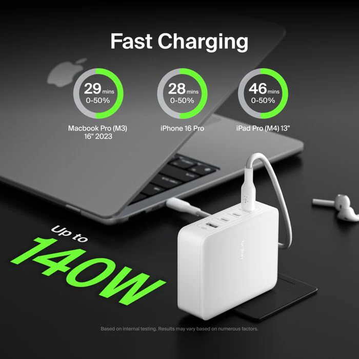 Belkin BoostCharge Pro Universal White AC Fast charging Indoor - Image 4