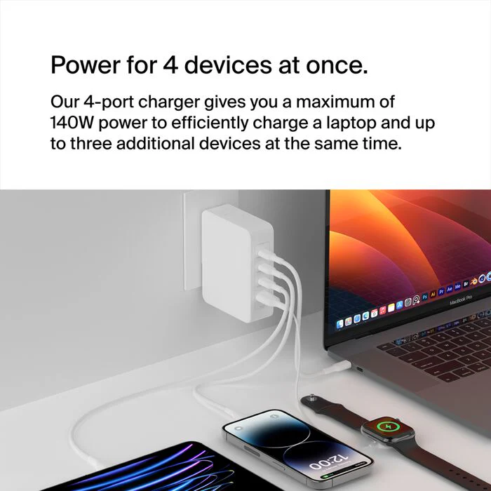 Belkin BoostCharge Pro Universal White AC Fast charging Indoor - Image 5