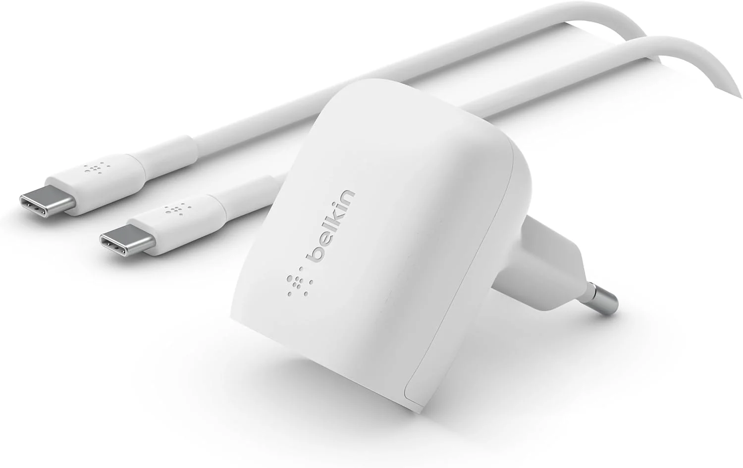 Belkin BoostCharge USB-C Wall Charger 20W, USB-C PD certified with PPS + 1M USB-C to USB-C
Cable
