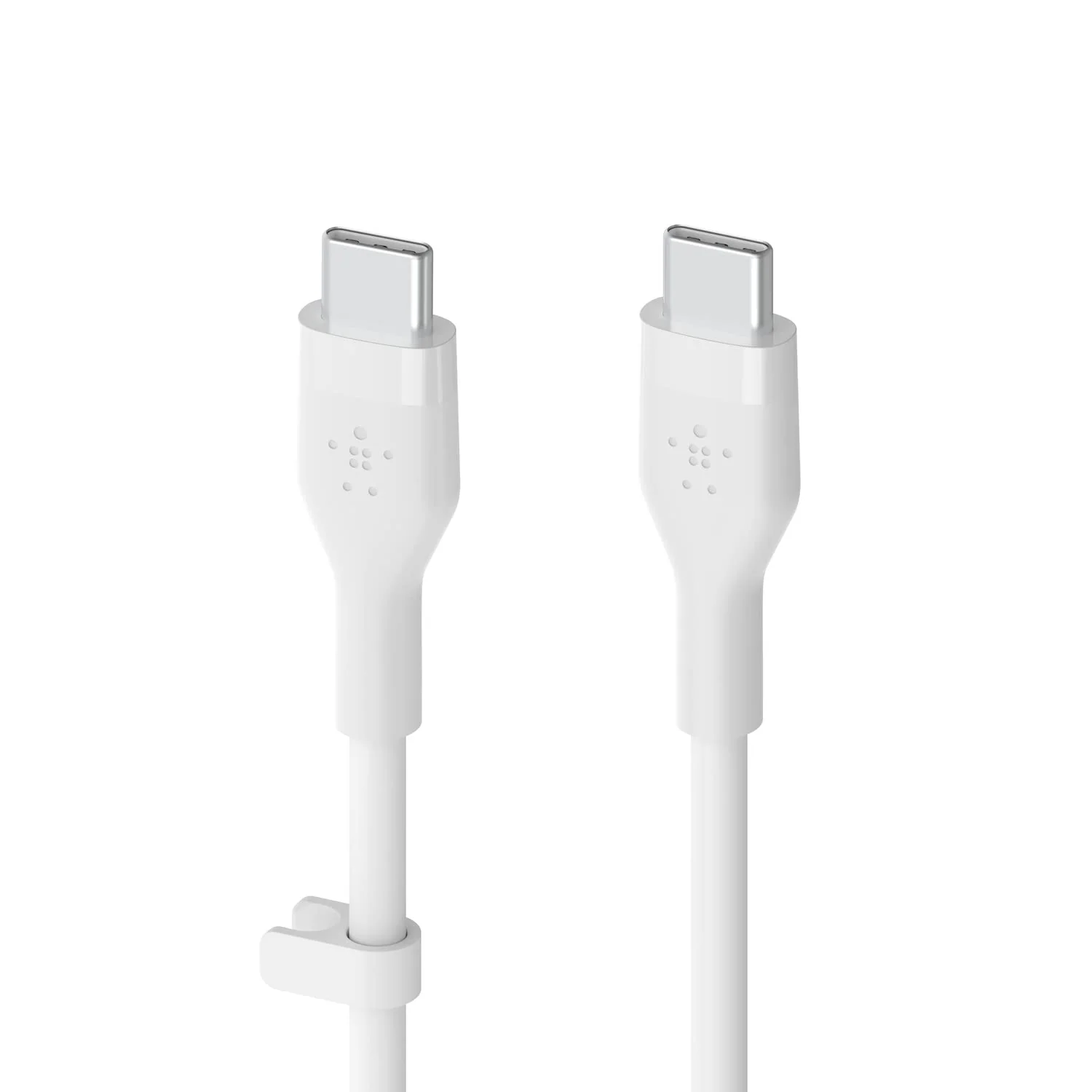 Belkin BoostCharge Flex USB-C to USB-C Silicone Cable, 3M - White - Image 2