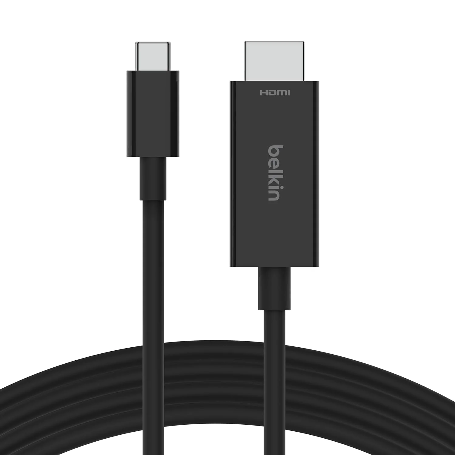 Belkin CONNECT USB-C TO HDMI 2.1 Cable, Supports resolutions up to 8K 60Hz and HDR10+, Supports HBR3, DSC,HDCP 2.2 for iTunes/Netflix
