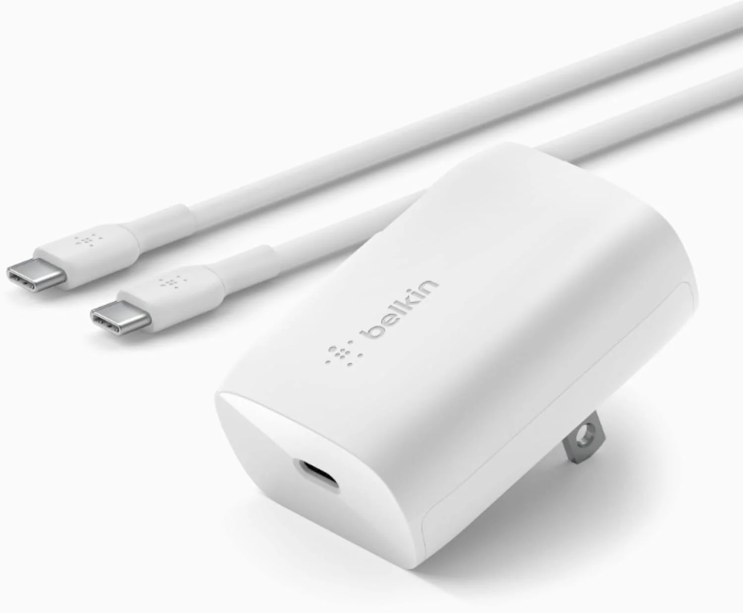 Belkin Dual USB-C 1x Up to 30W - White - Image 5