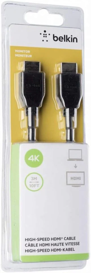 Belkin HDMIStandard Audio Video Cable 4K Full HD (1080p) 3m - Image 2