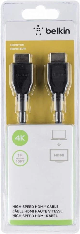 Belkin HDMIStandard Audio Video Cable 4K Full HD (1080p) 3m - Image 3