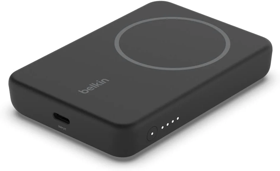 Belkin Magnetic Wireless Power Bank 5K with Stand - Black