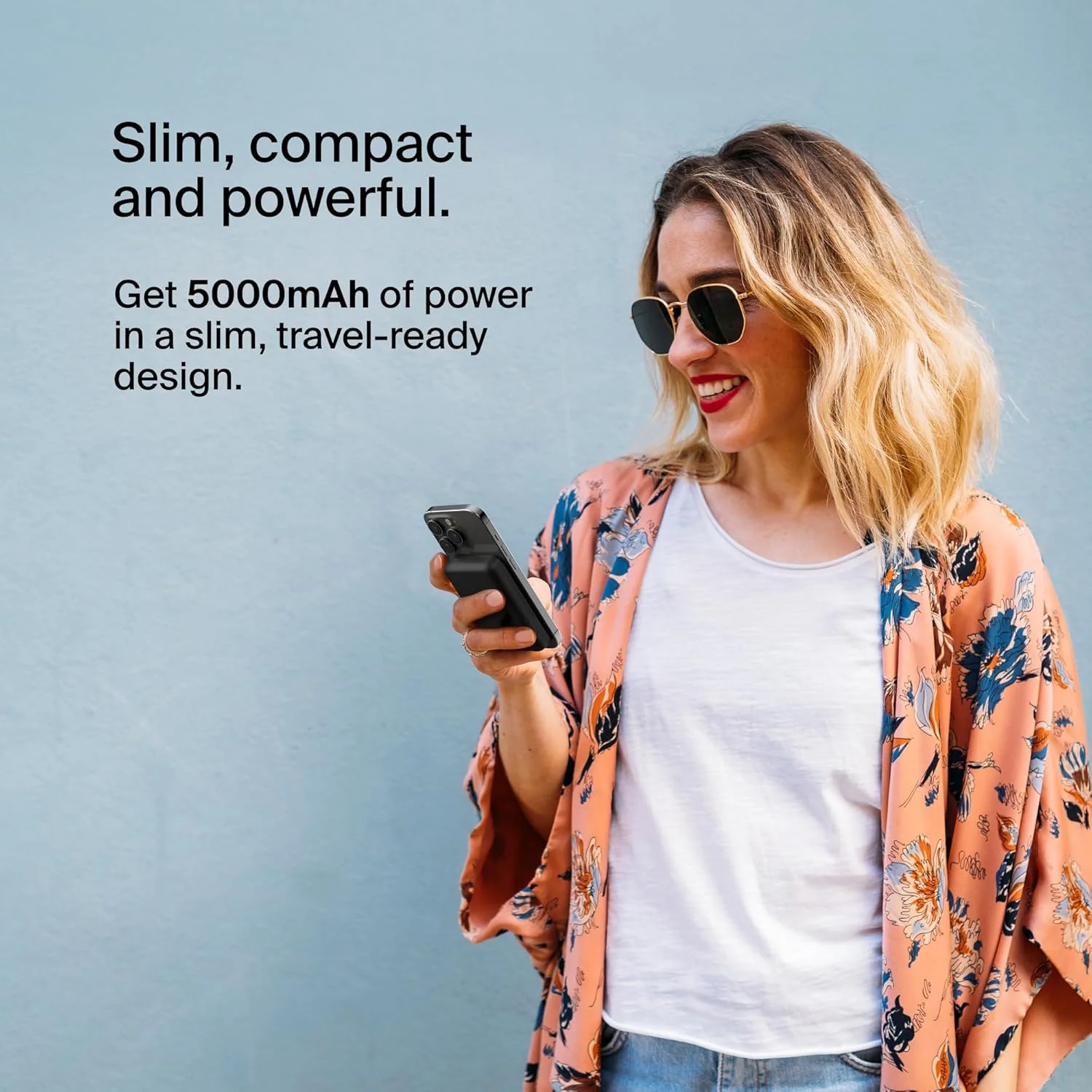 Belkin Magnetic Wireless Power Bank 5K with Stand - Black - Image 4