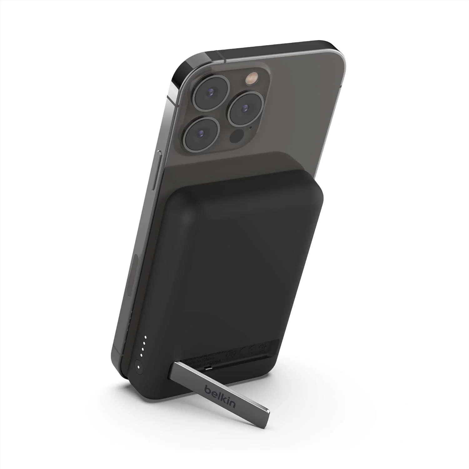 Belkin Magnetic Wireless Power Bank 5K with Stand - Black - Image 6
