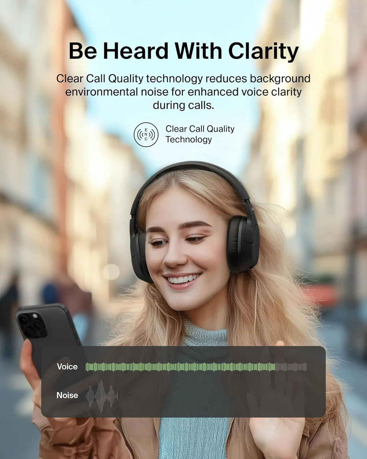 Belkin Soundform Isolate Noise Cancelling Headphones - Black - Image 5