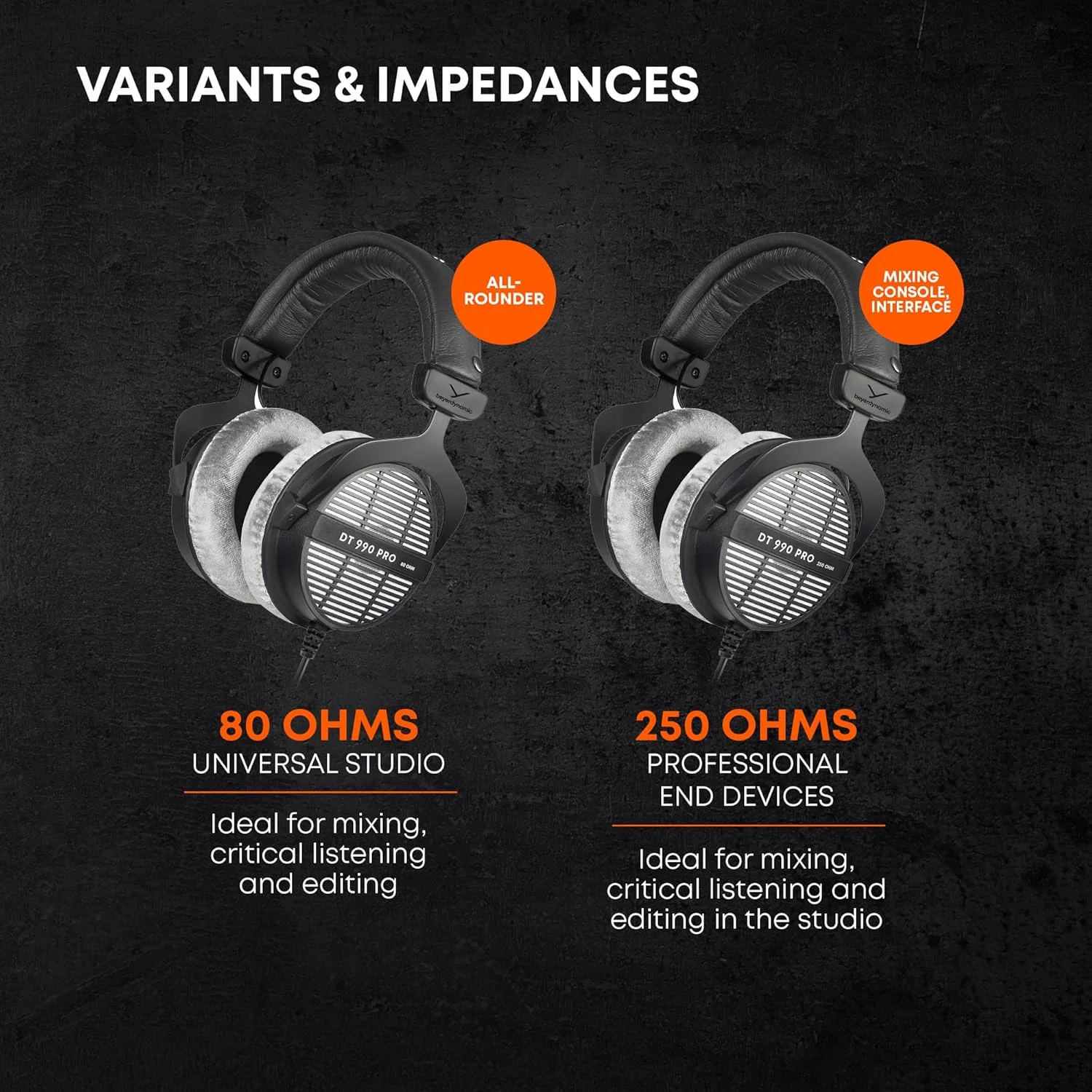 DT 990 PRO 80 OHM - Open Studio Headphones - Image 2
